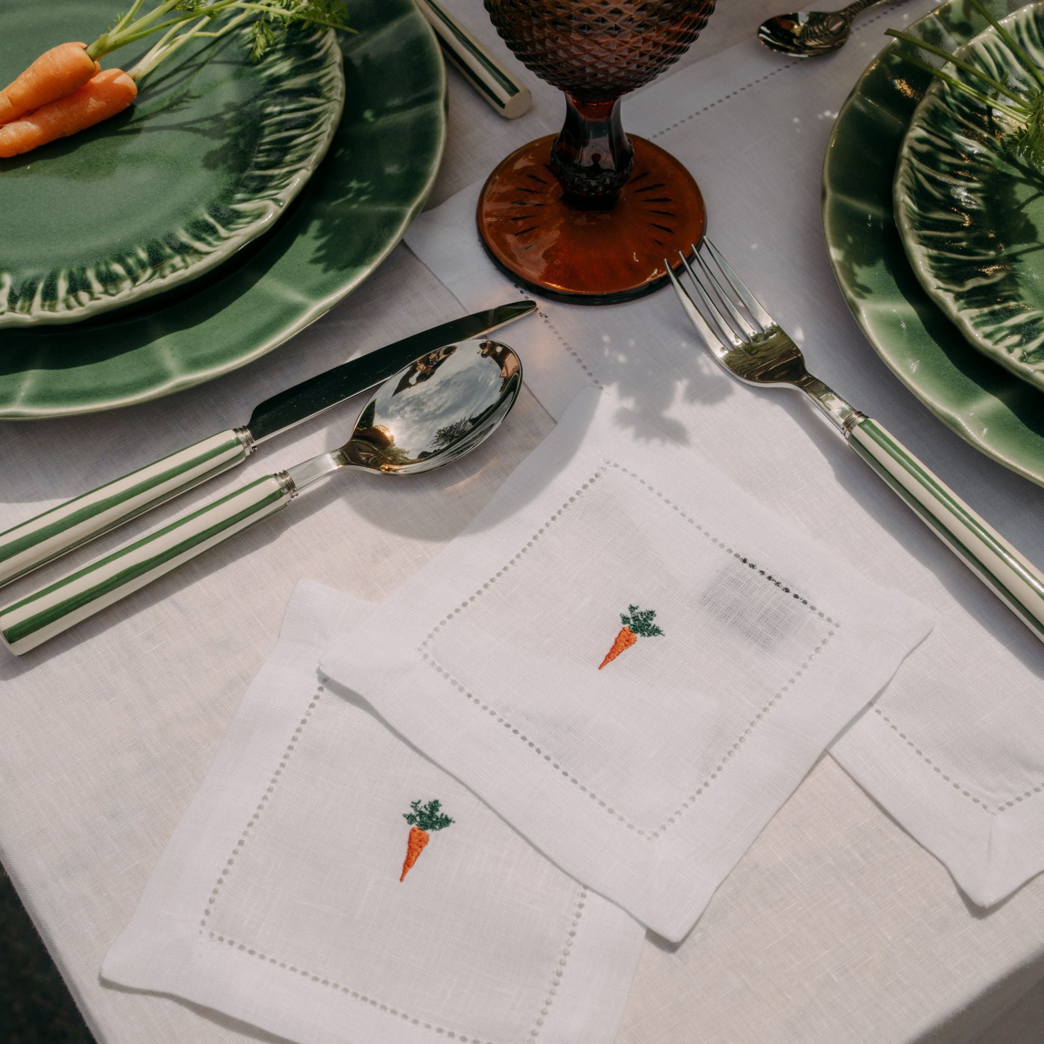 Serviettes Mafra avec broderie de Pâques