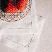 Guardanapos Mafra com bordados de coração