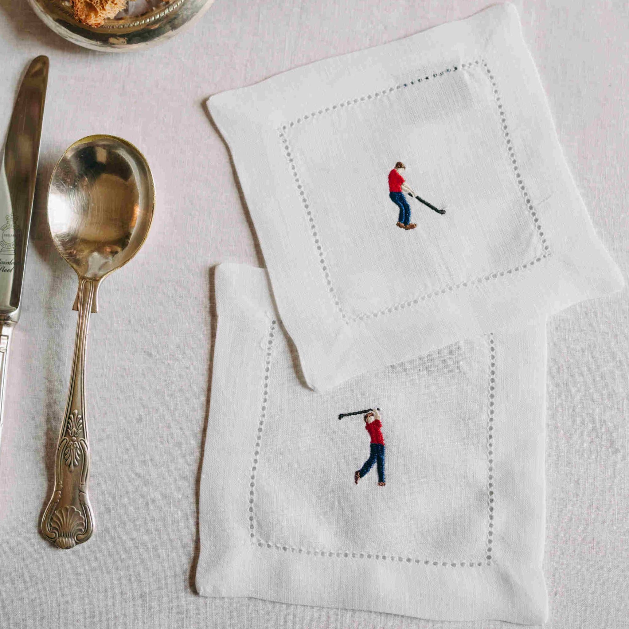 Serviette de table Mafra avec sportifs rétro