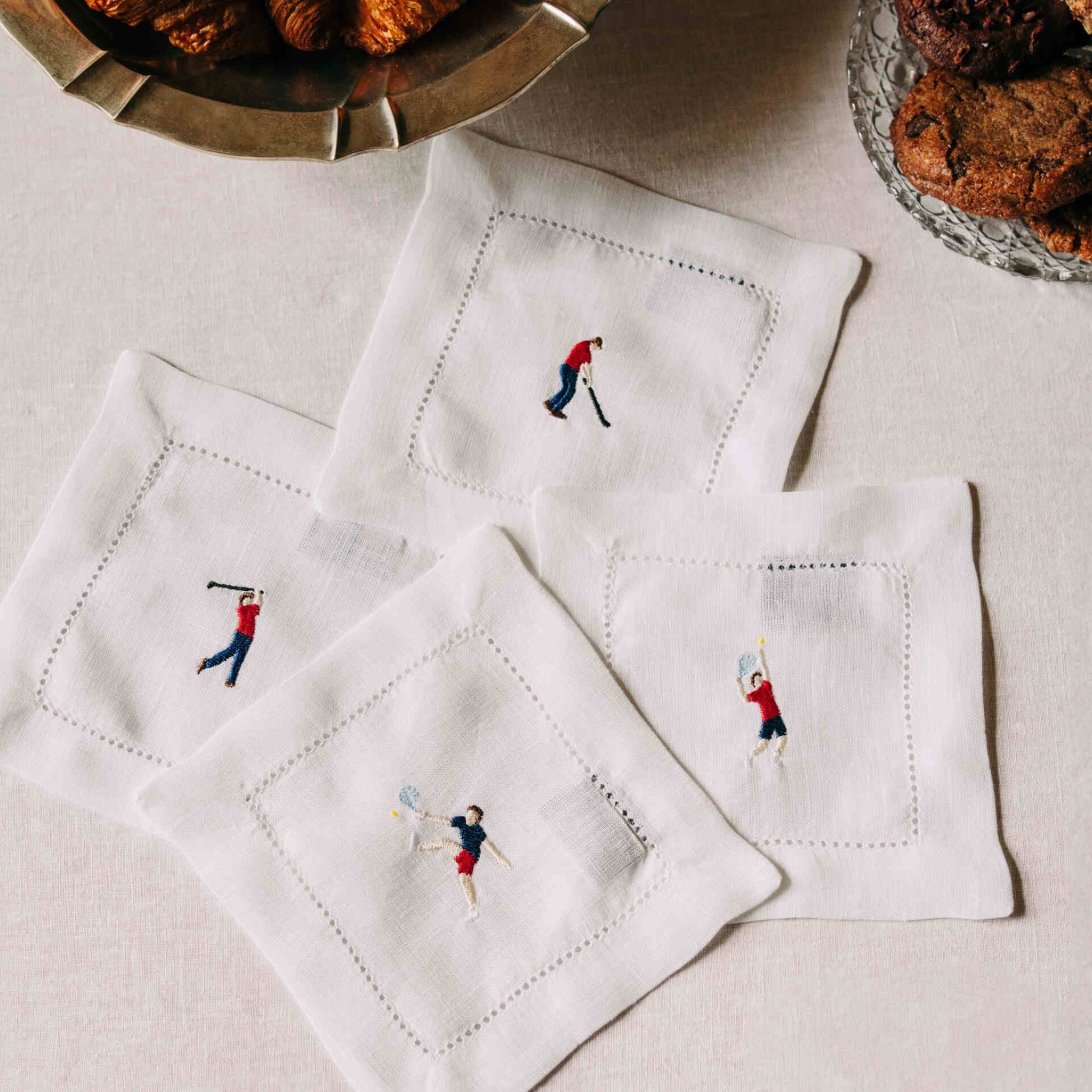 Serviette de table Mafra avec sportifs rétro