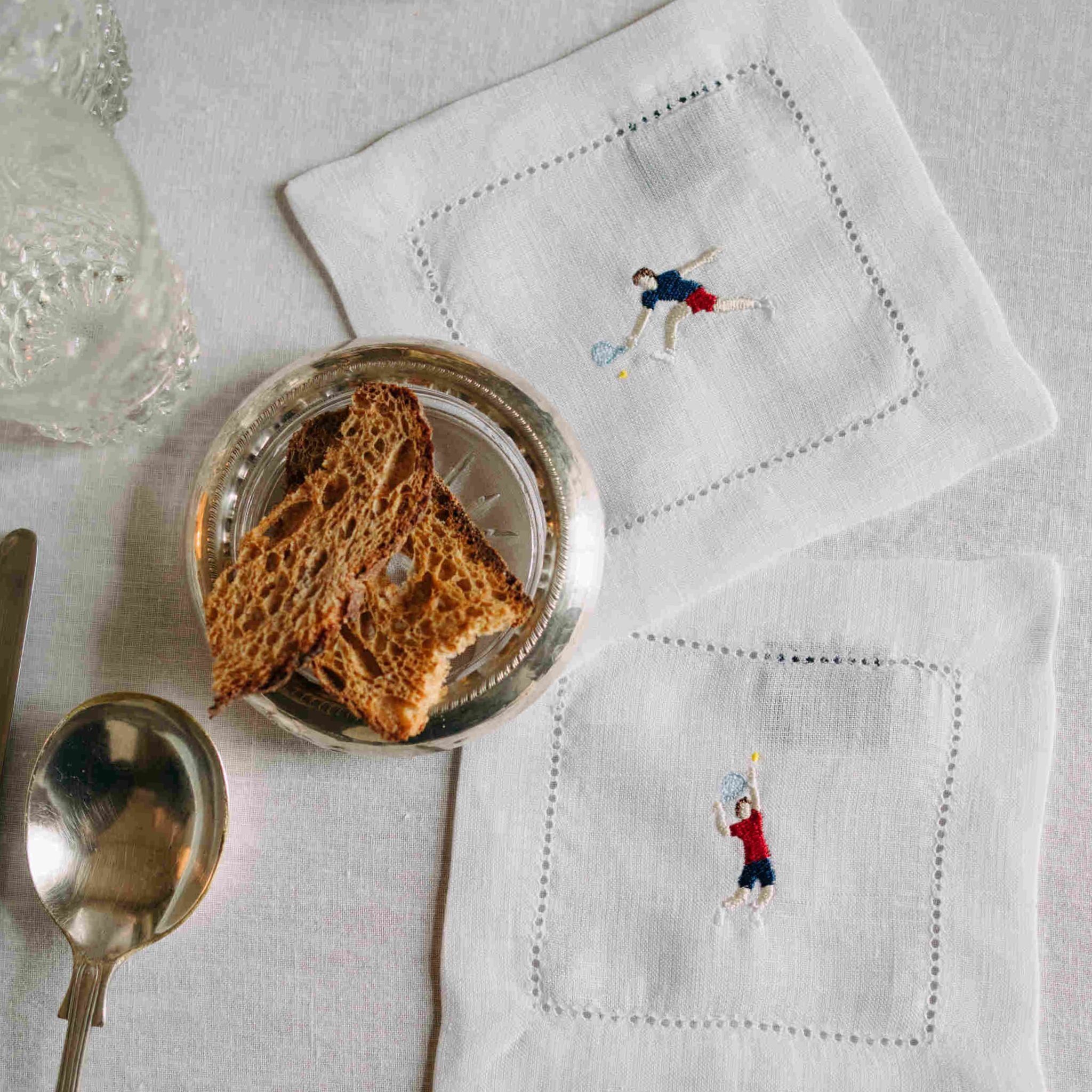 Serviette de table Mafra avec sportifs rétro