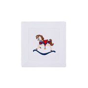 Mafra algodón con bordado de caballos