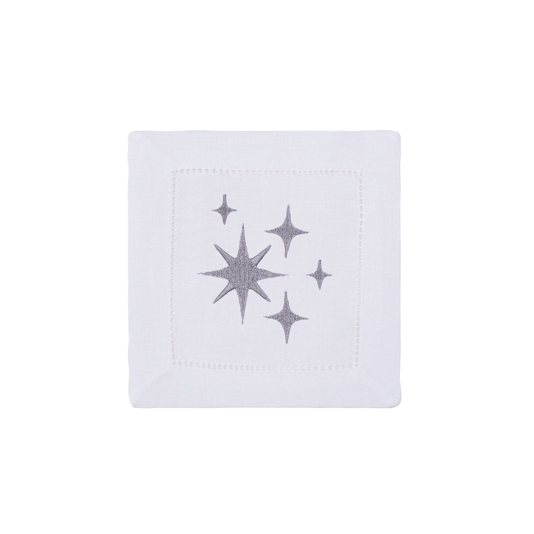 Mafra algodão com bordados de estrelas