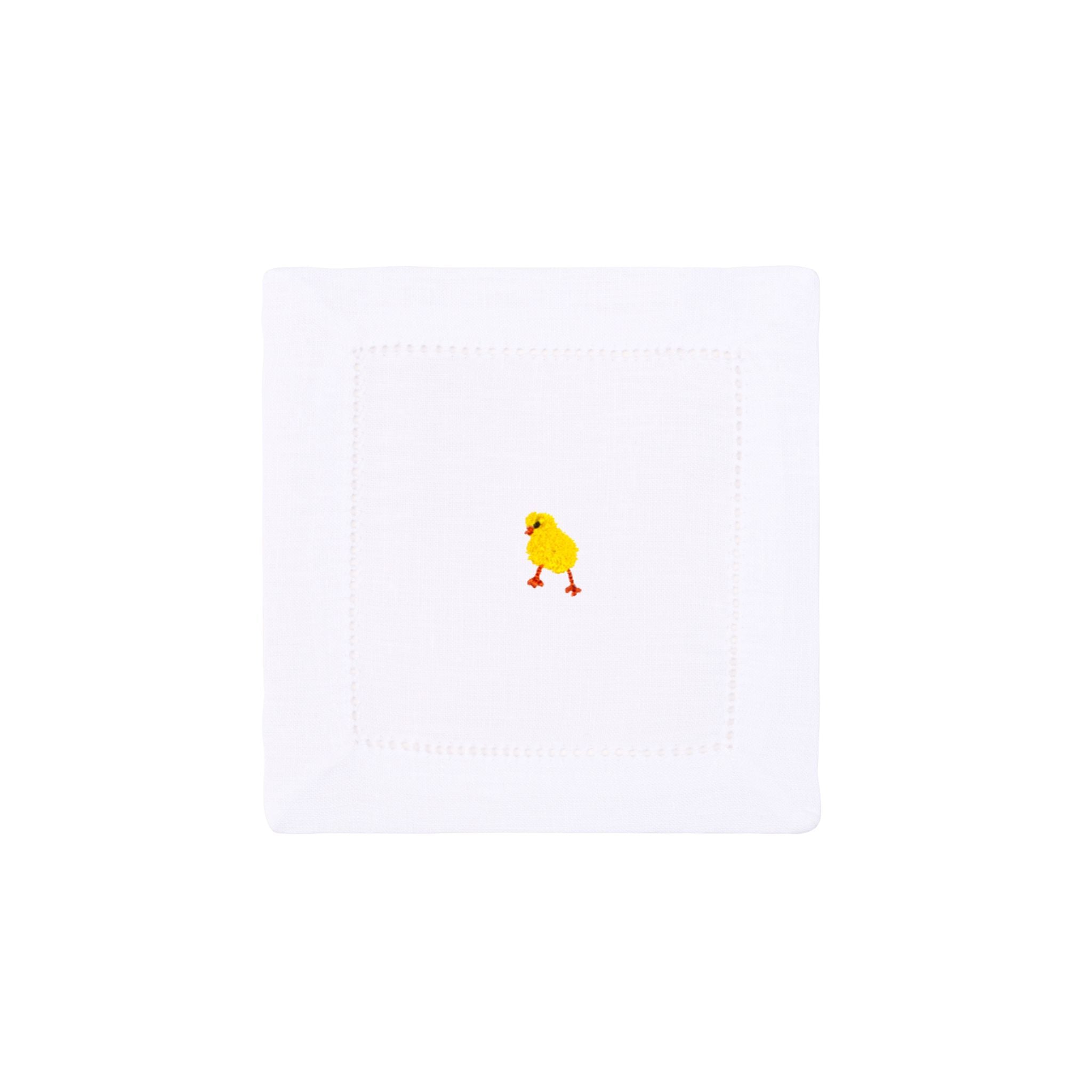 Servilletas Mafra lino con bordado de Pascua 