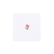 Servilletas y individuales Mafra algodón con bordado de flores