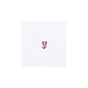 Servilletas y individuales Mafra algodón con bordado de flores