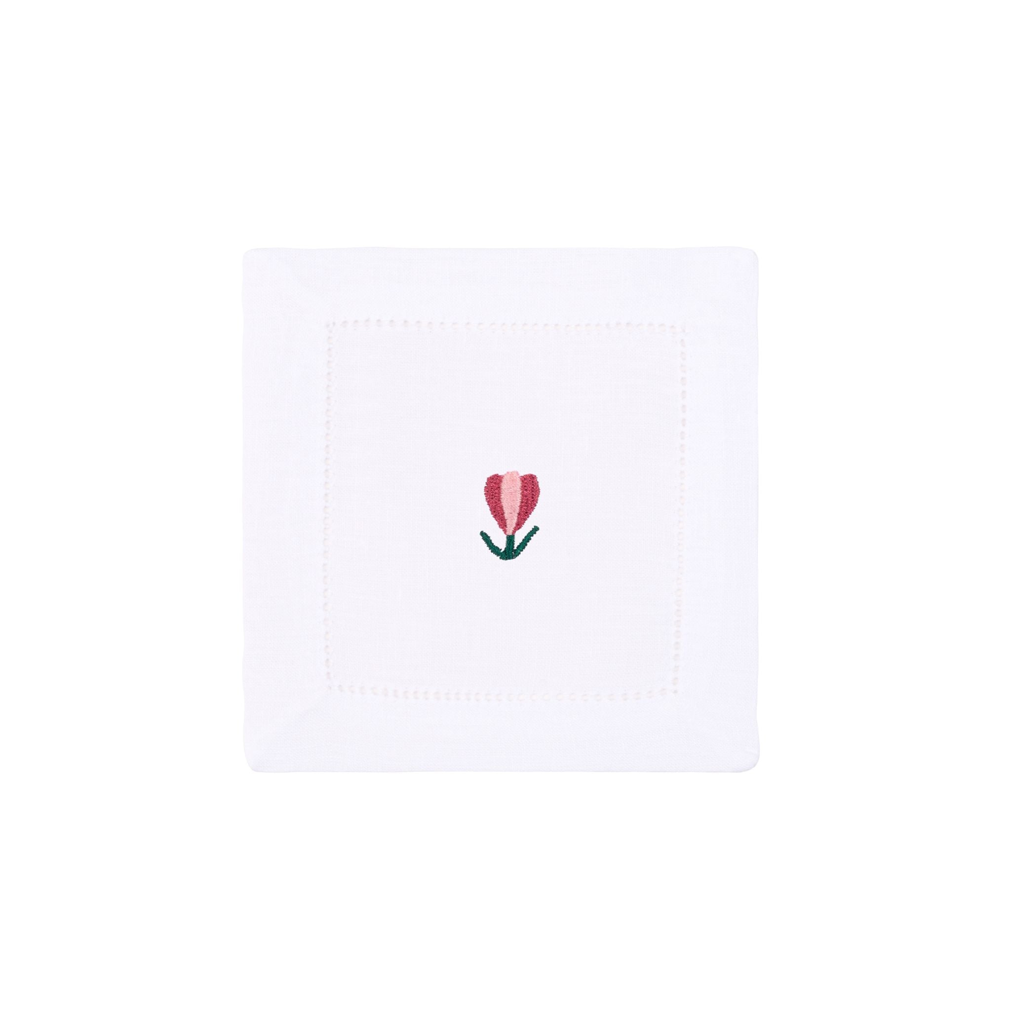 Servilletas y individuales Mafra algodón con bordado de flores