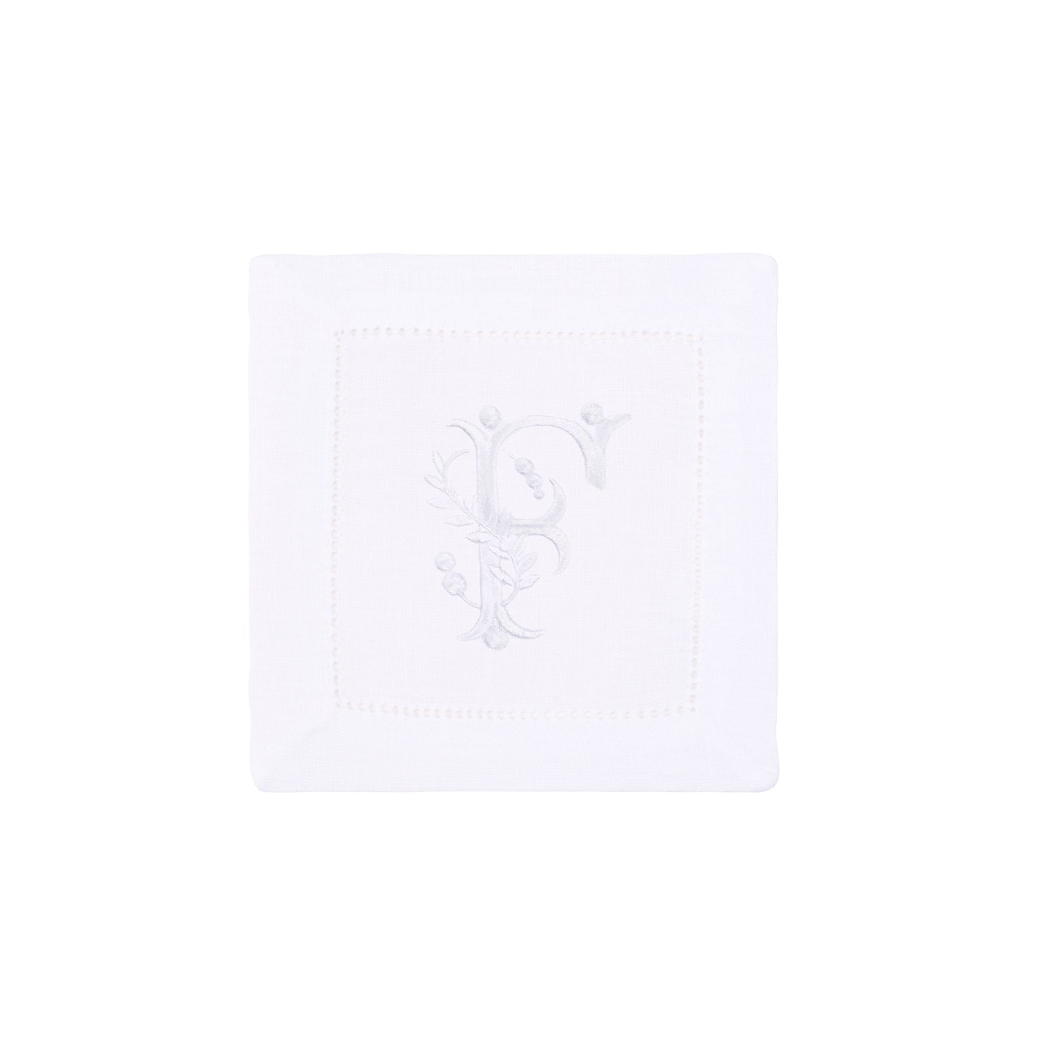 Servilletas de cóctel Mafra con letras navideñas bordadas (Pack de 4)