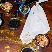 Mafra linen with stars embroidery