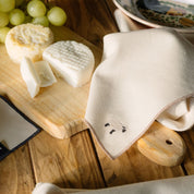 Ecru Nazaré napkins with farm embroidery - Torres Novas