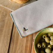 Ecru Nazaré napkins with farm embroidery - Torres Novas