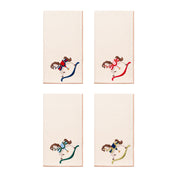 Ecru Nazaré napkins with horse embroidery - Torres Novas