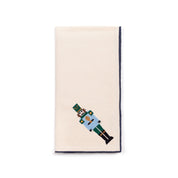 Servilletas Nazaré color crudo con bordado de cascanueces