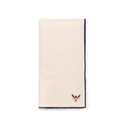 Servilletas Nazaré color crudo con pequeños bordados navideños