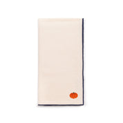 Servilletas Nazaré en crudo con bordado otoñal