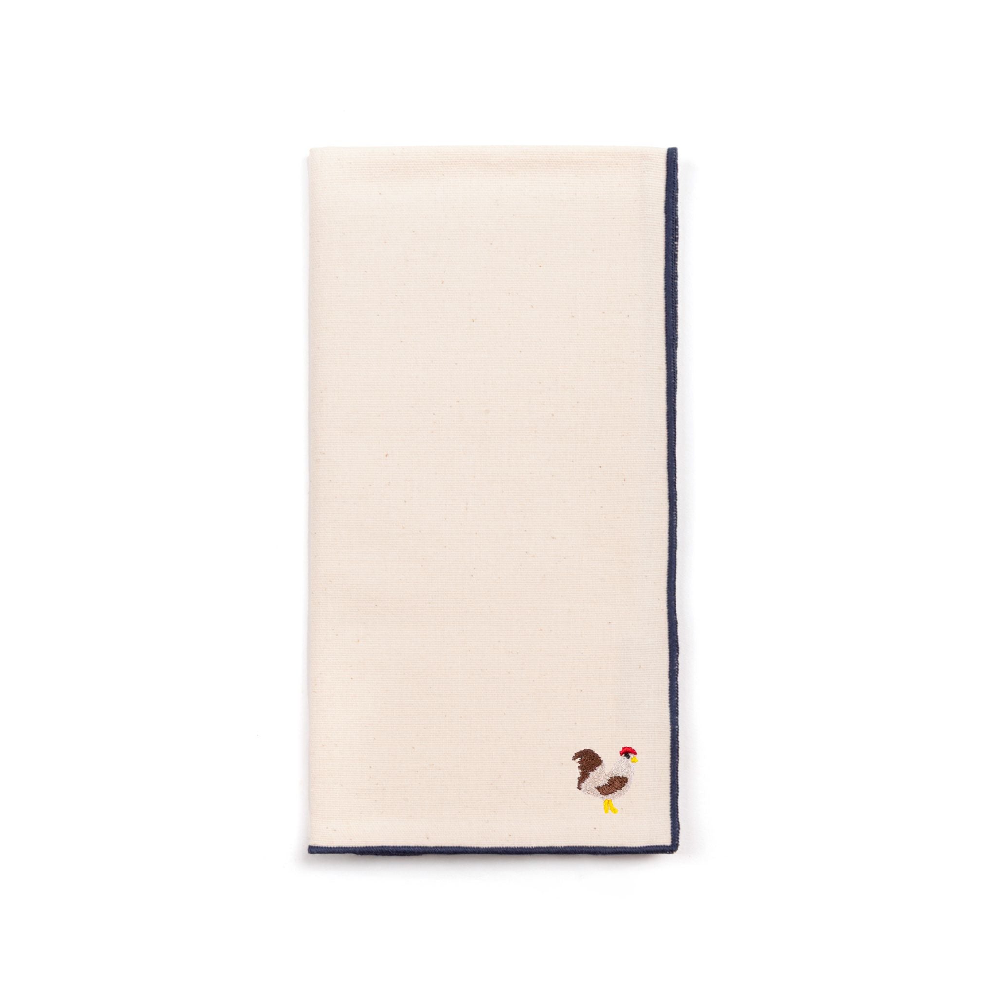 Ecru Nazaré napkins with farm embroidery - Torres Novas