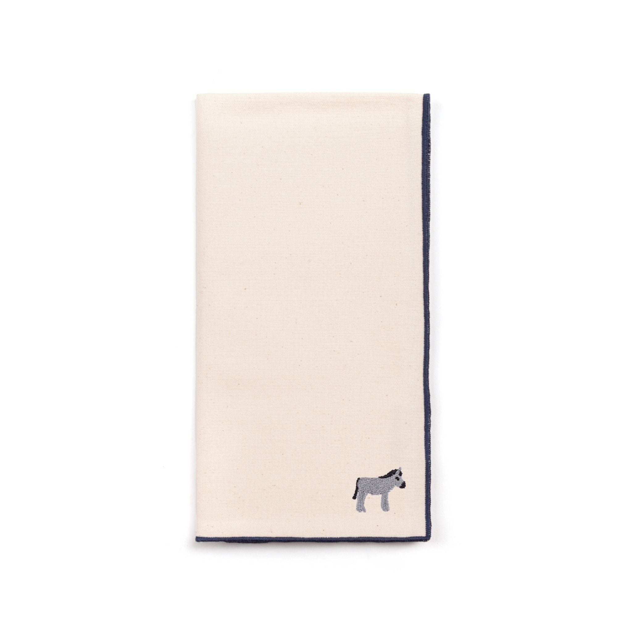 Ecru Nazaré napkins with farm embroidery - Torres Novas