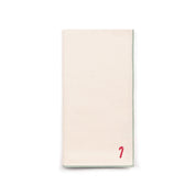 Servilletas Nazaré color crudo con pequeños bordados navideños