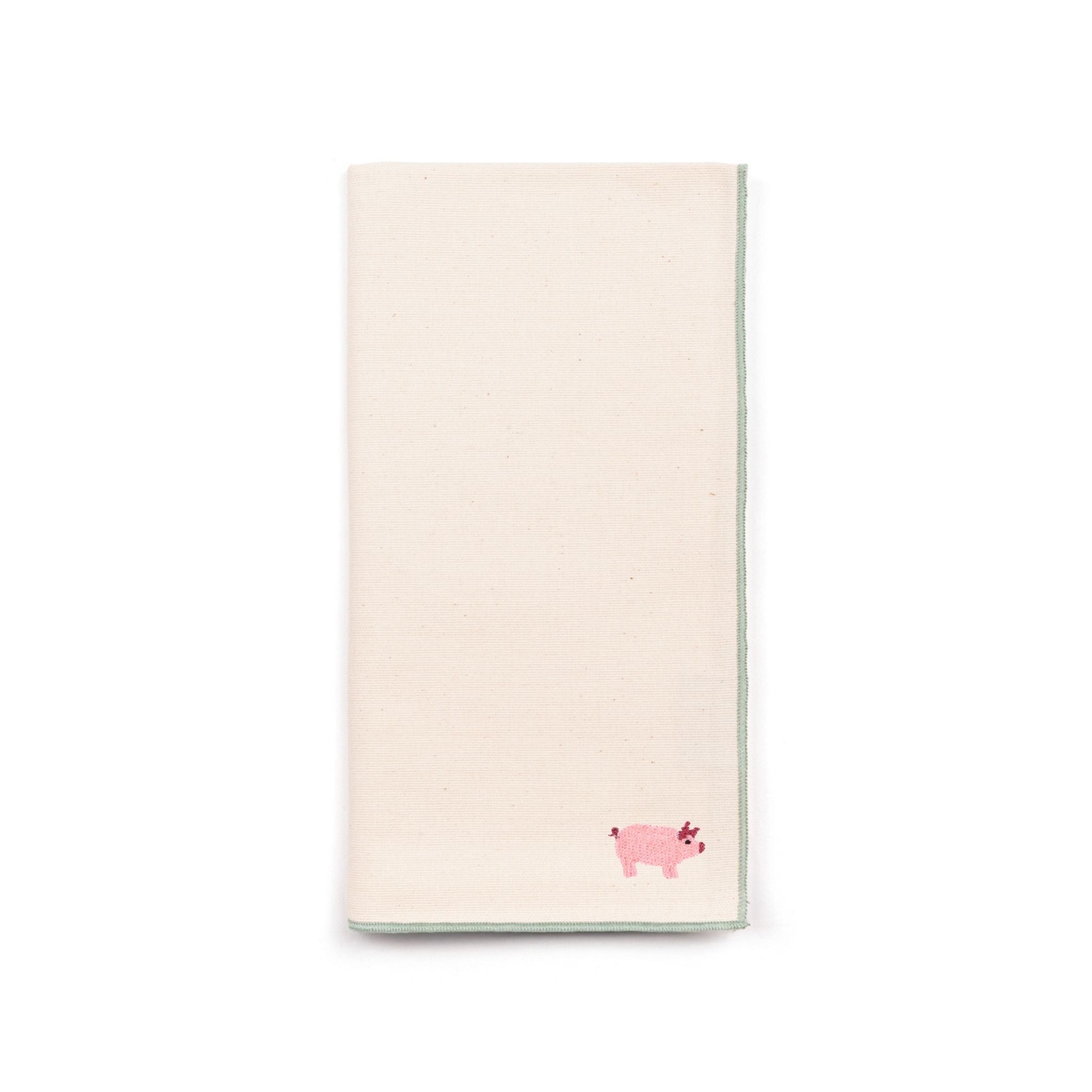 Ecru Nazaré napkins with farm embroidery - Torres Novas