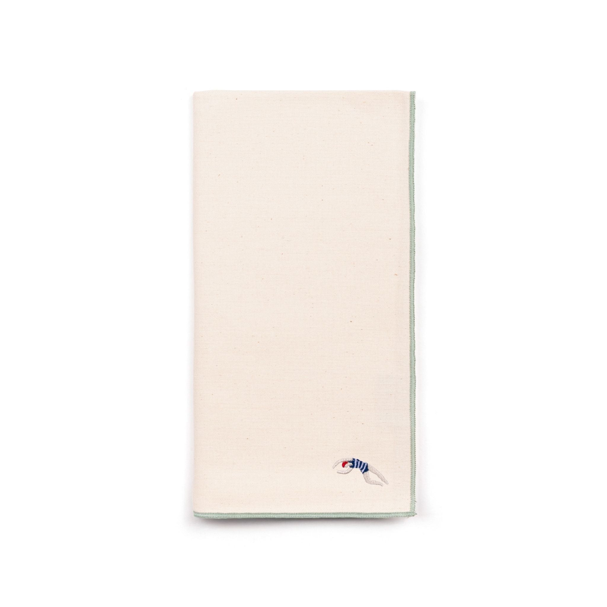 Servilletas Nazaré crudo con bordados retro