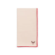 Servilletas Nazaré color crudo con pequeños bordados navideños