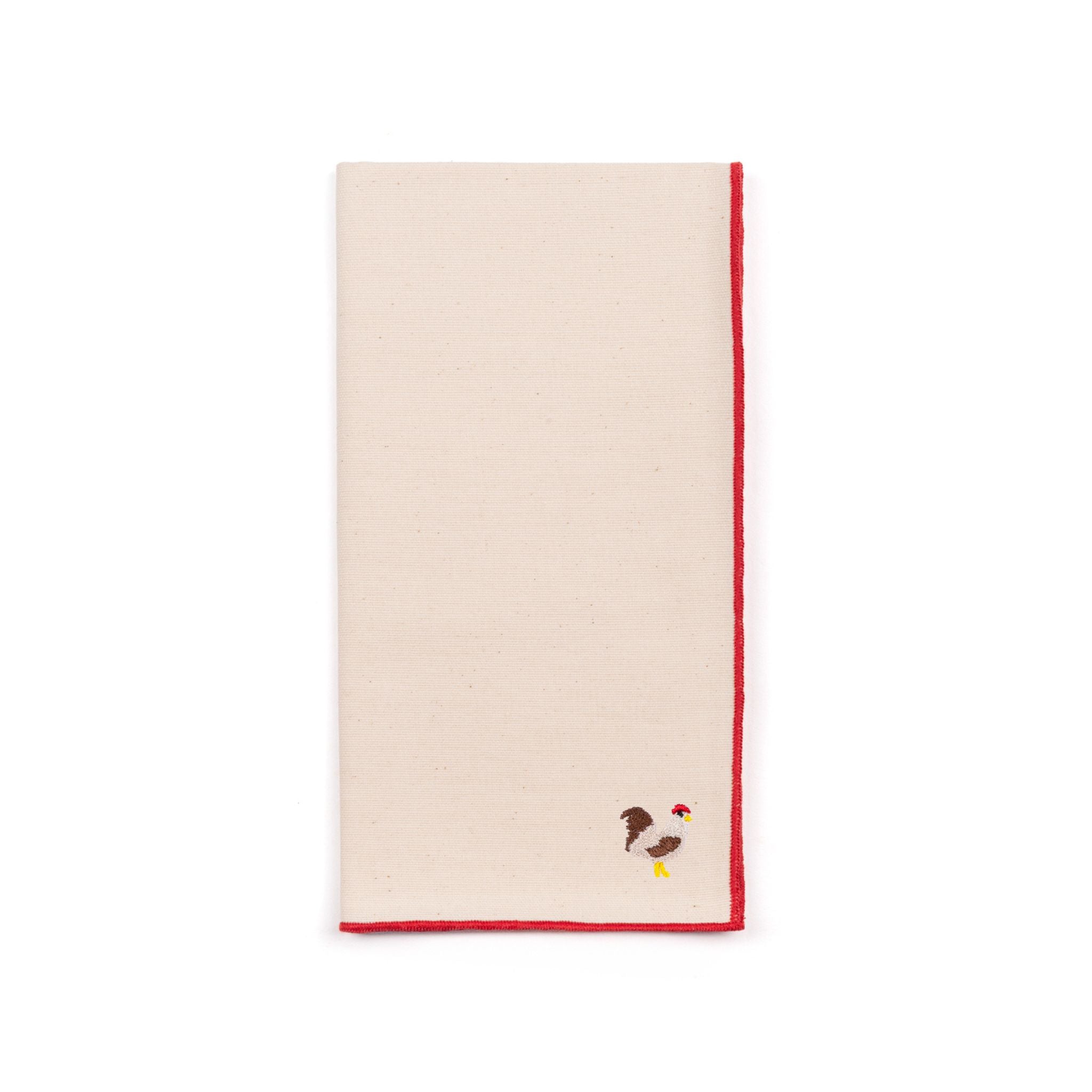 Ecru Nazaré napkins with farm embroidery - Torres Novas