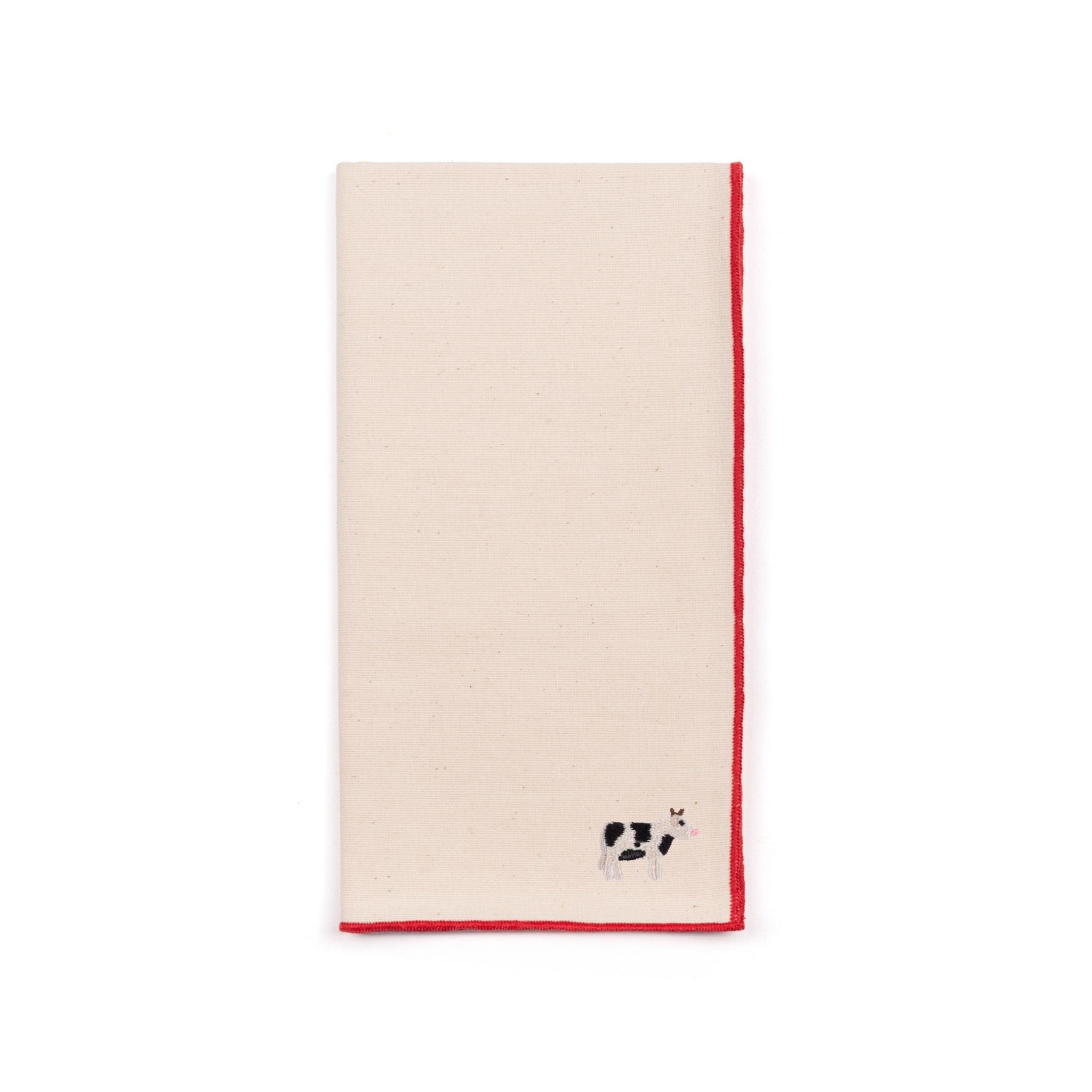 Ecru Nazaré napkins with farm embroidery - Torres Novas