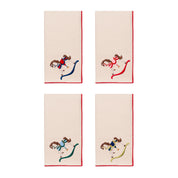 Ecru Nazaré napkins with horse embroidery - Torres Novas