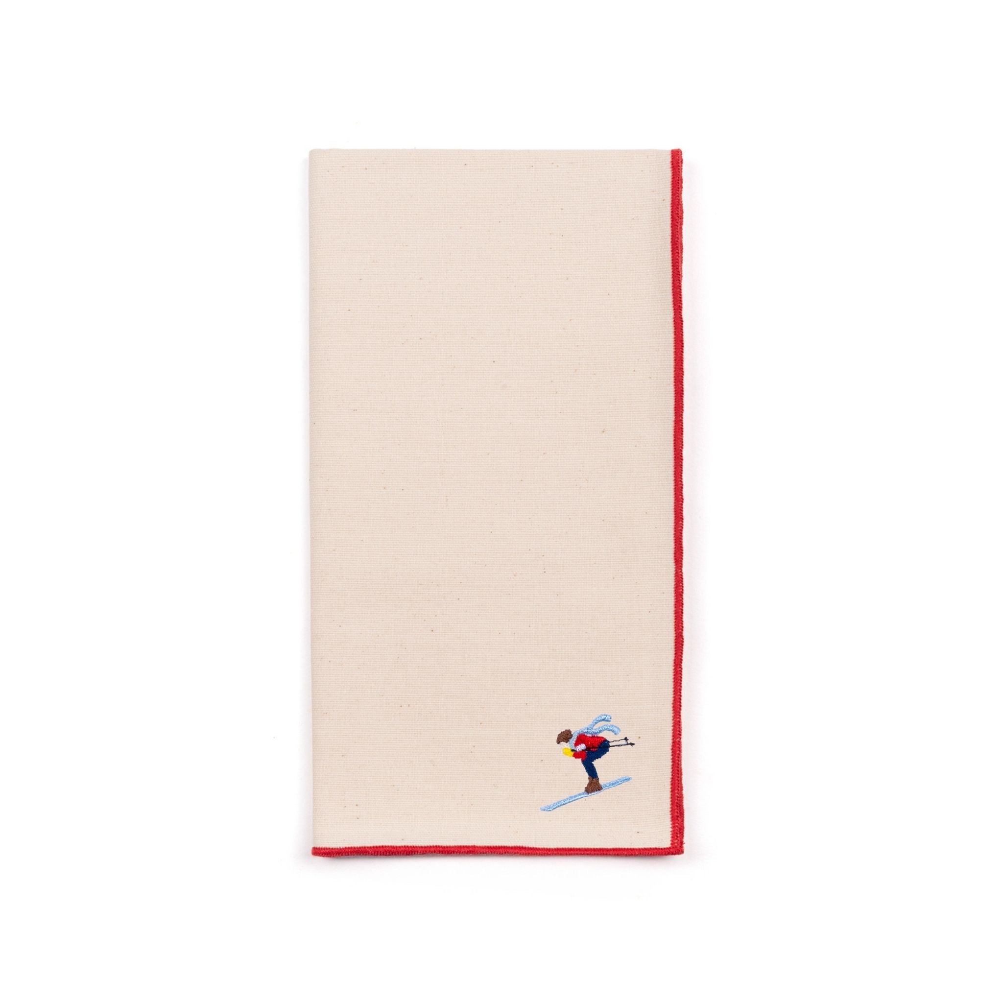 Servilletas Nazaré crudo con bordados retro