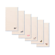 Ecru Nazaré napkins with farm embroidery - Torres Novas