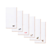 White Nazaré napkins with farm embroidery - Torres Novas