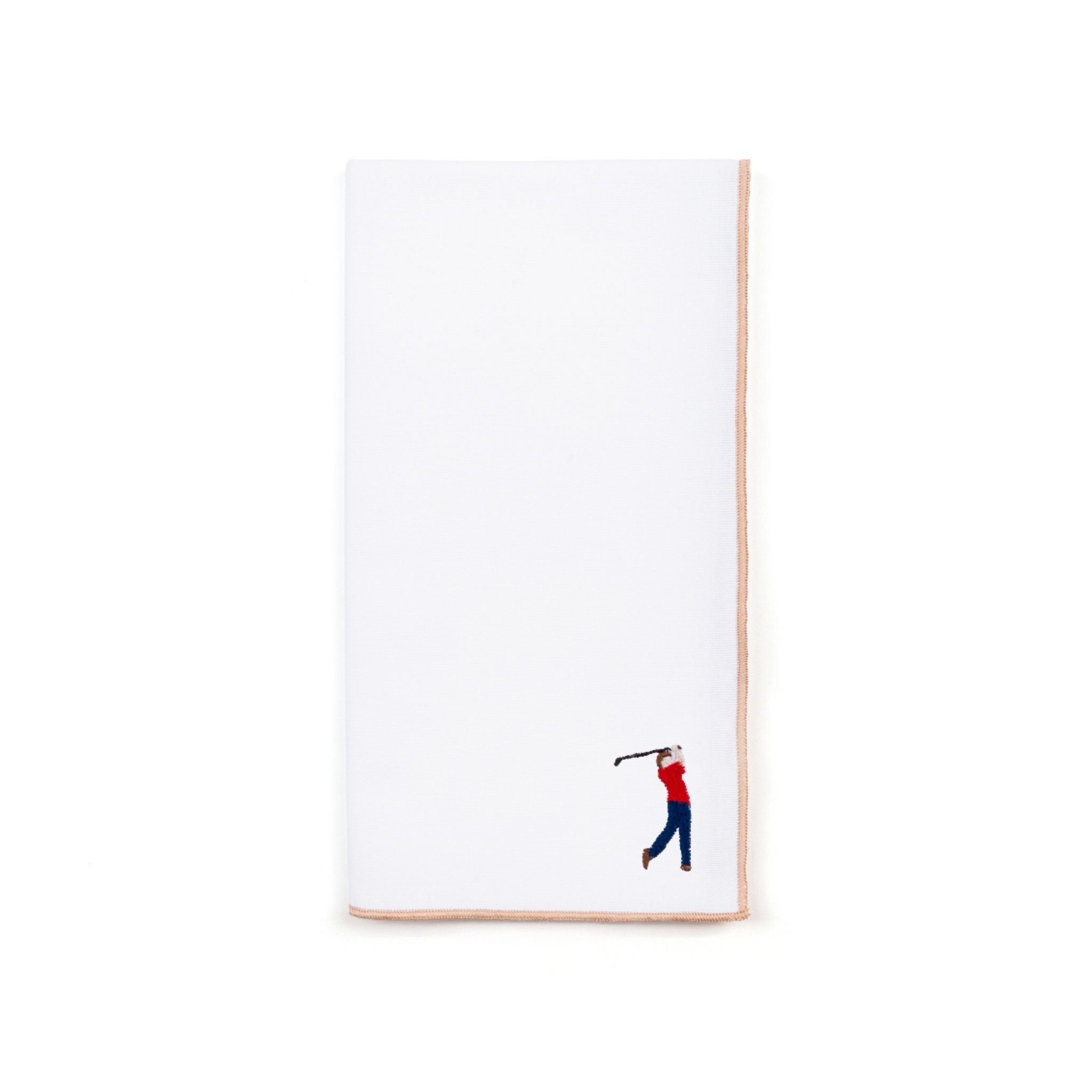 Servilleta Nazaré blanco con deportistas retro