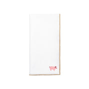 White Nazaré napkins with farm embroidery - Torres Novas