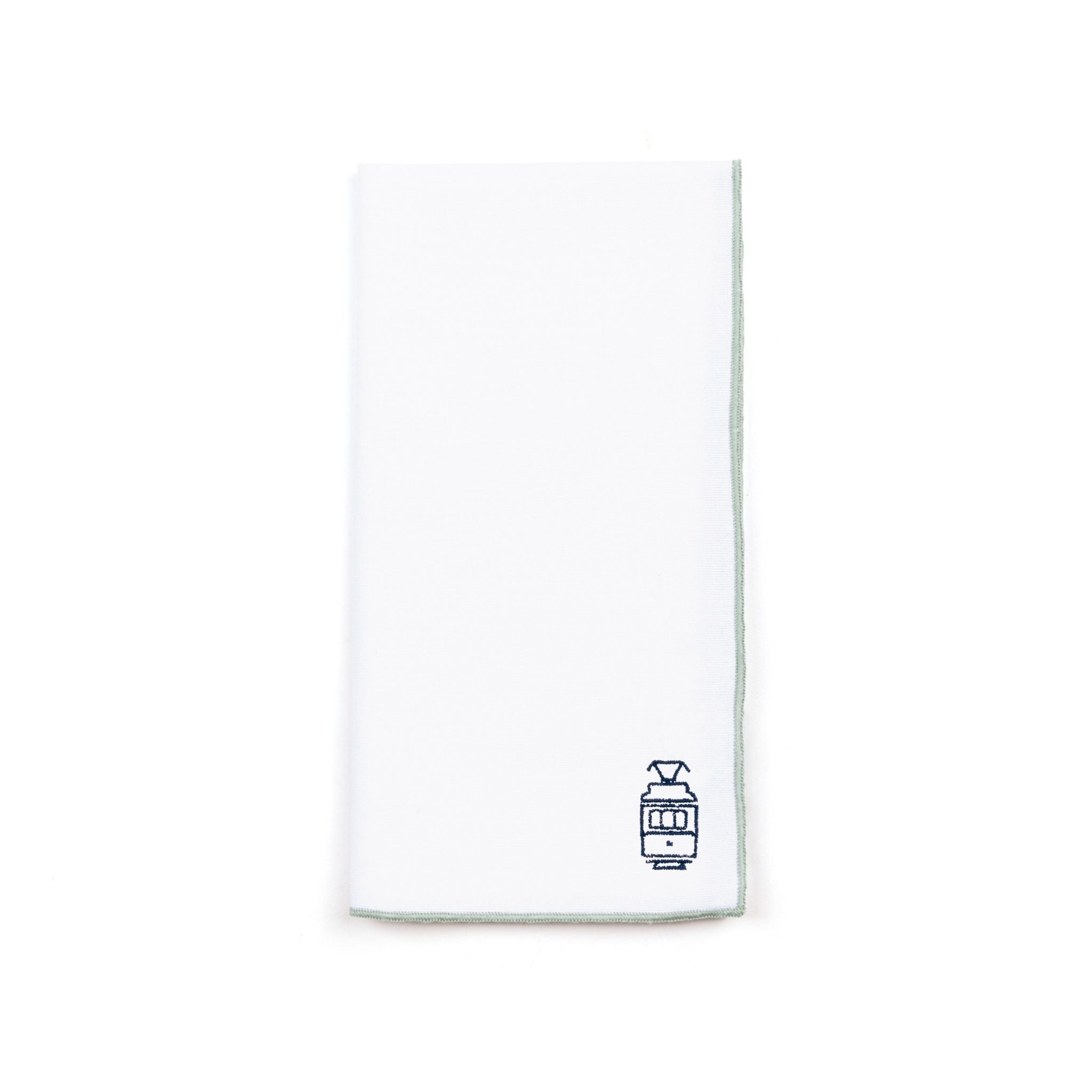 Servilletas Nazaré blancas con bordado Portugal