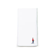 Servilleta Nazaré blanco con deportistas retro