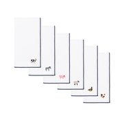 White Nazaré napkins with farm embroidery - Torres Novas