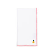 White Nazaré napkins with fruit embroidery