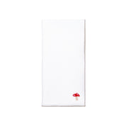 Servilletas Nazaré blancas con bordado otoñal