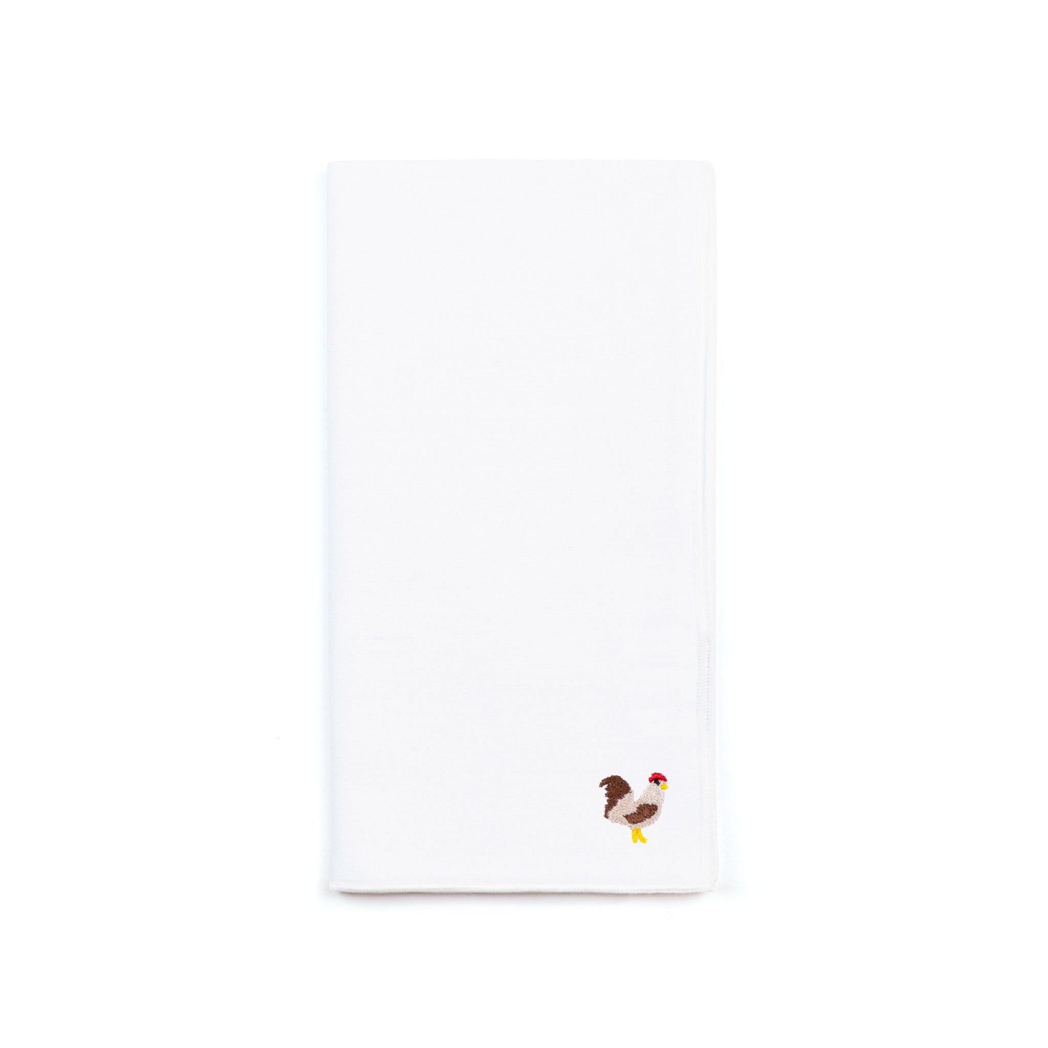 White Nazaré napkins with farm embroidery - Torres Novas