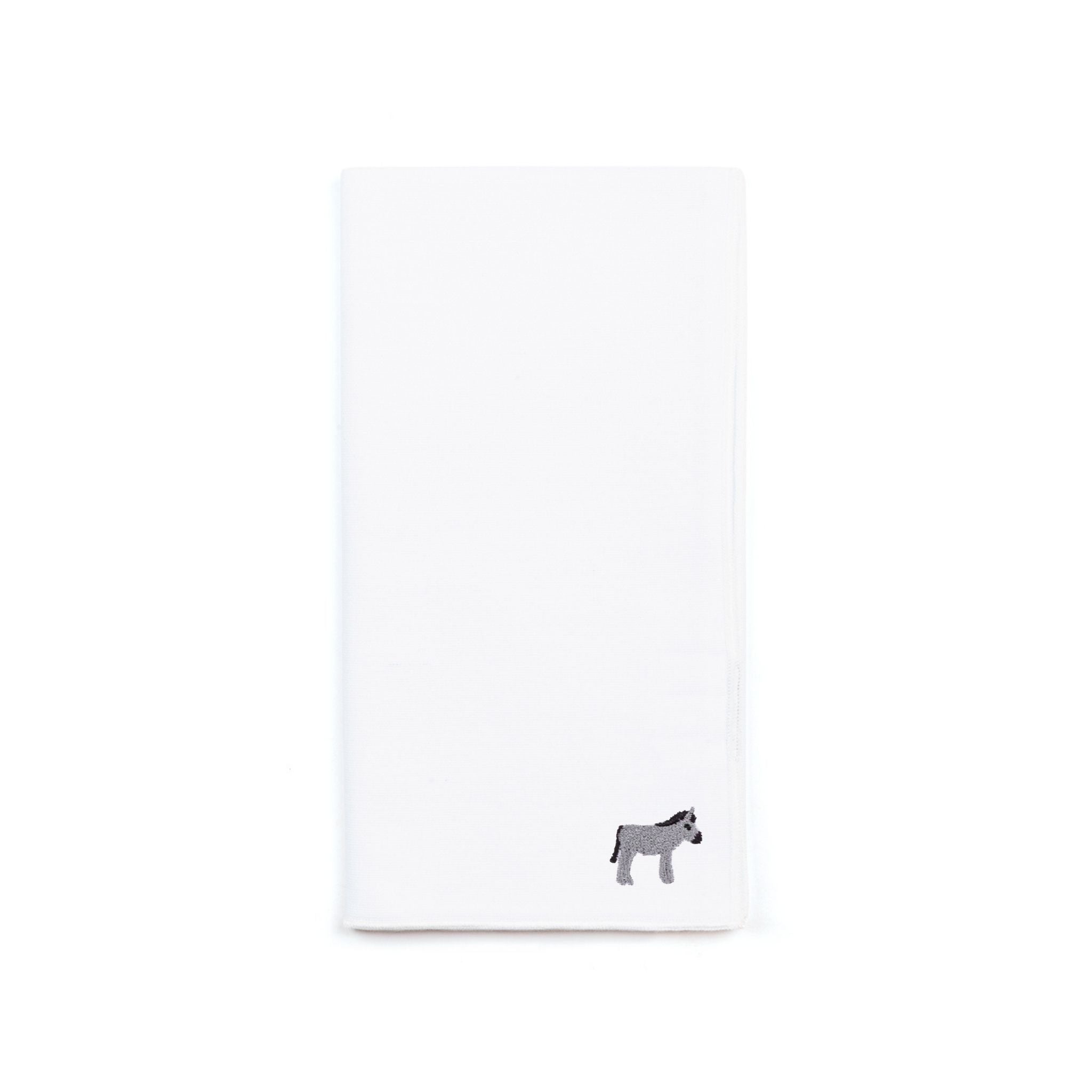 White Nazaré napkins with farm embroidery - Torres Novas