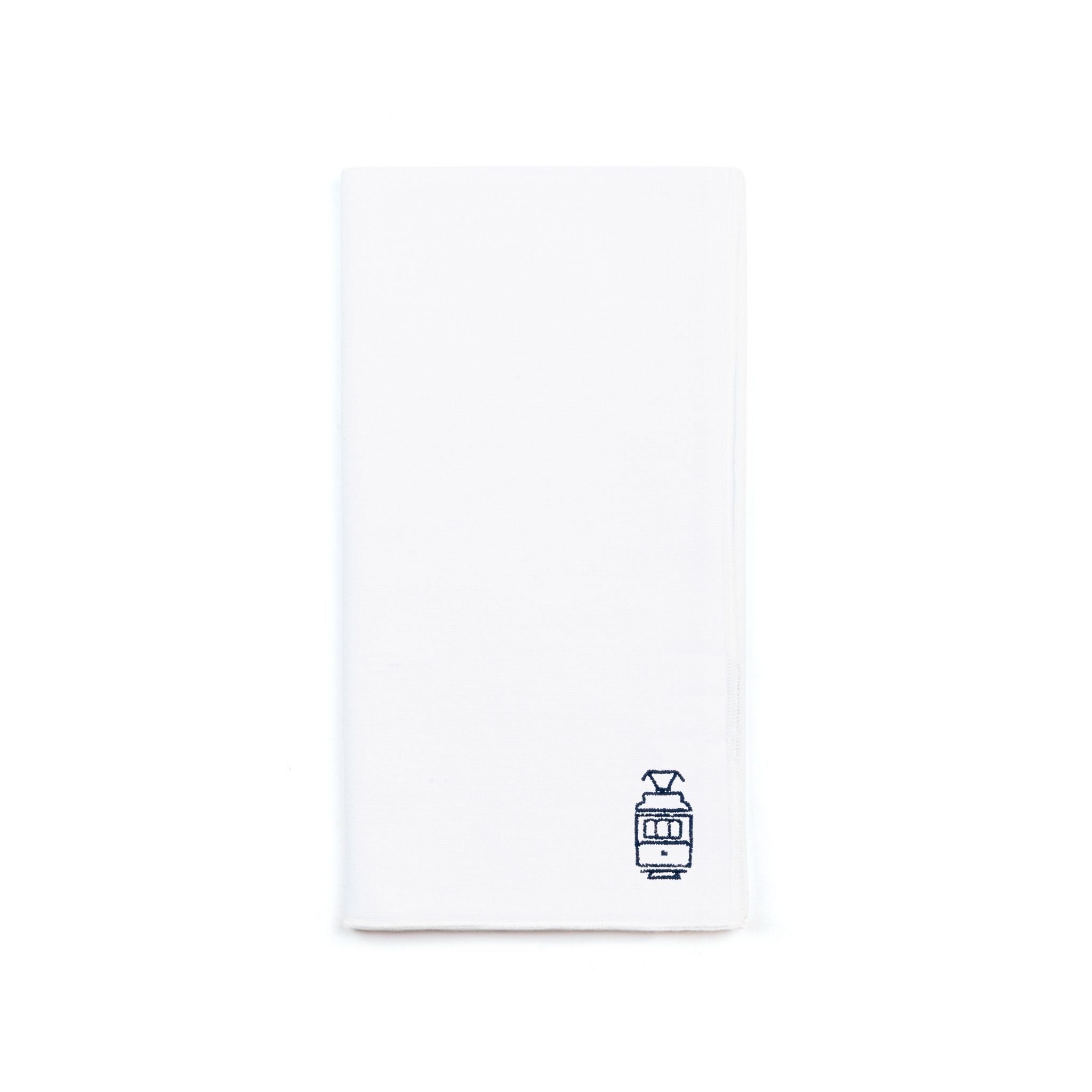 Servilletas Nazaré blancas con bordado Portugal