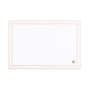 Nazaré white cotton table linen with embroidered farm animals