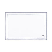 Nazaré white cotton table linen with embroidered farm animals