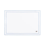 Nazaré white cotton table linen with embroidered farm animals