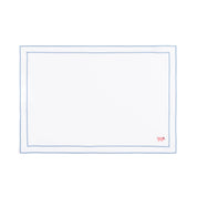 Nazaré white cotton table linen with embroidered farm animals