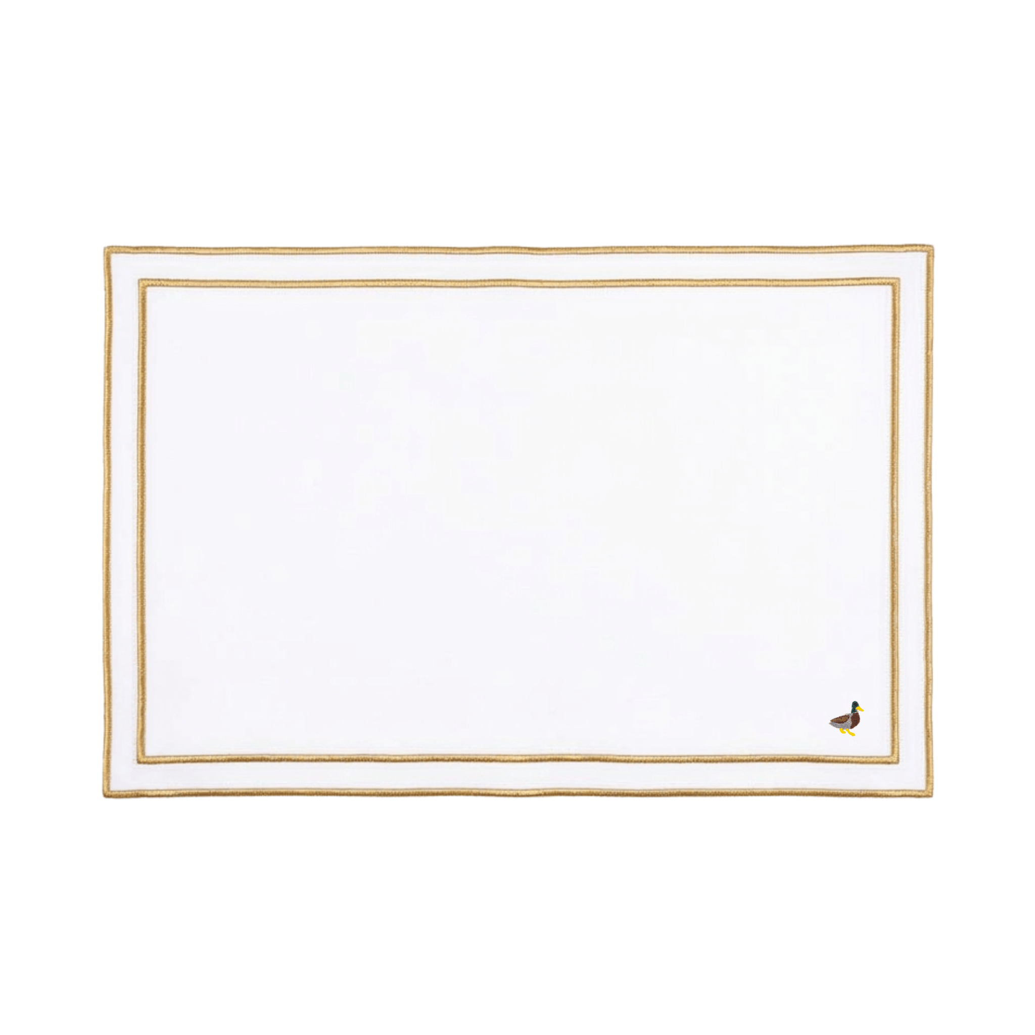 Nazaré white cotton table linen with embroidered farm animals