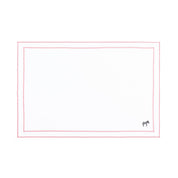 Nazaré white cotton table linen with embroidered farm animals