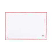 Nazaré white cotton table linen with embroidered farm animals