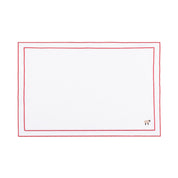 Nazaré white cotton table linen with embroidered farm animals