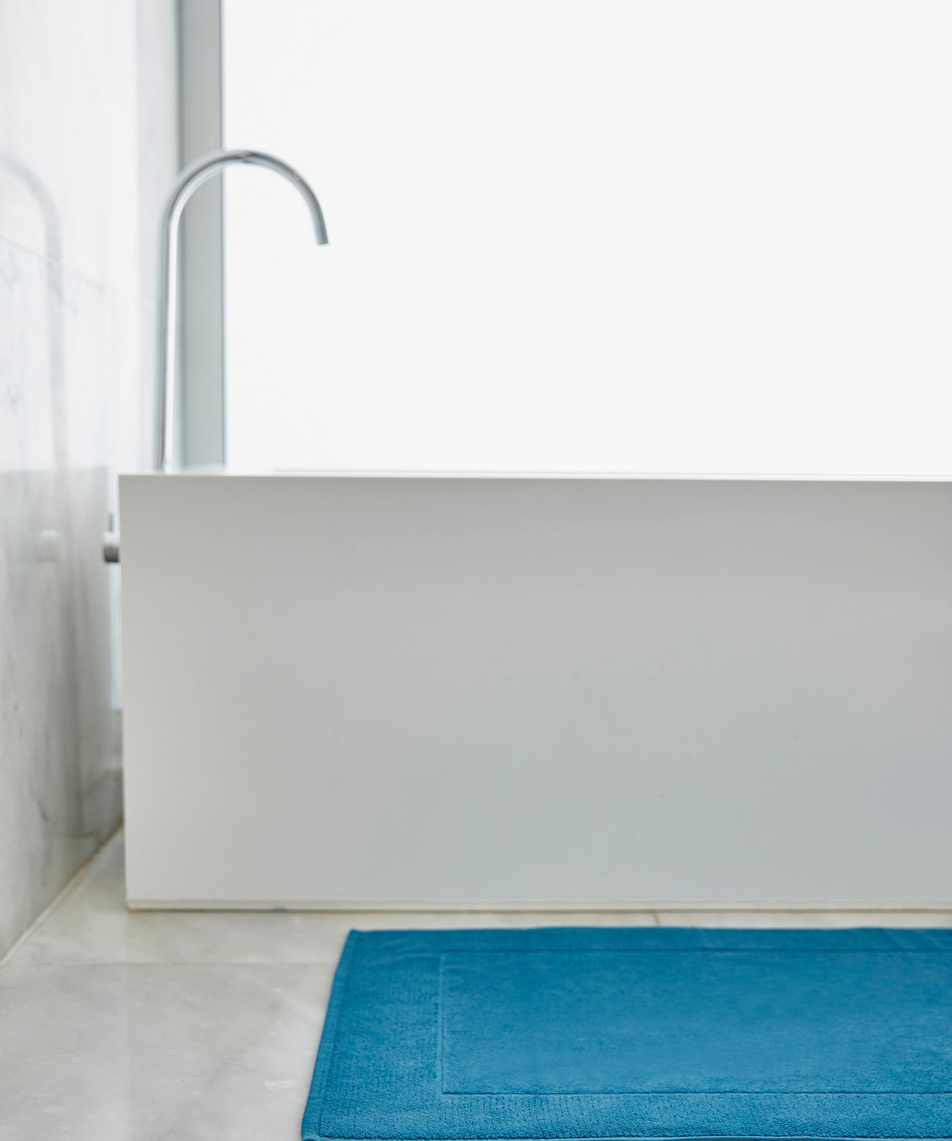 Petroleum blue bath mat - Torres Novas